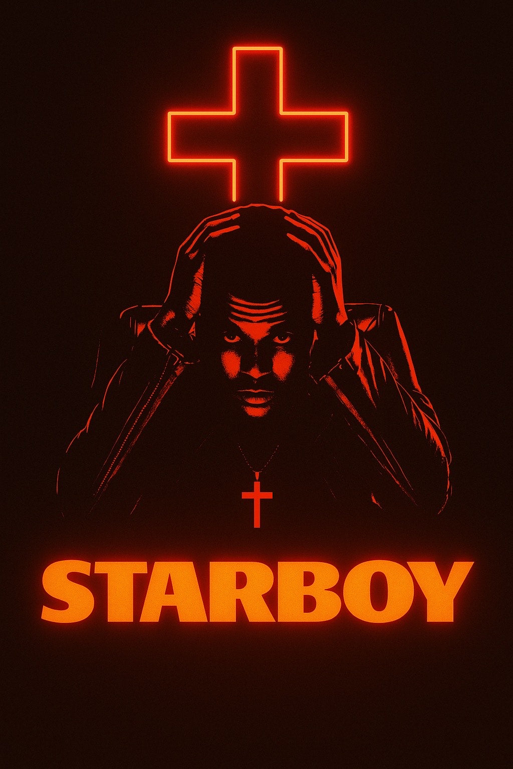 The Weeknd Starboy Neon (Red LED)
